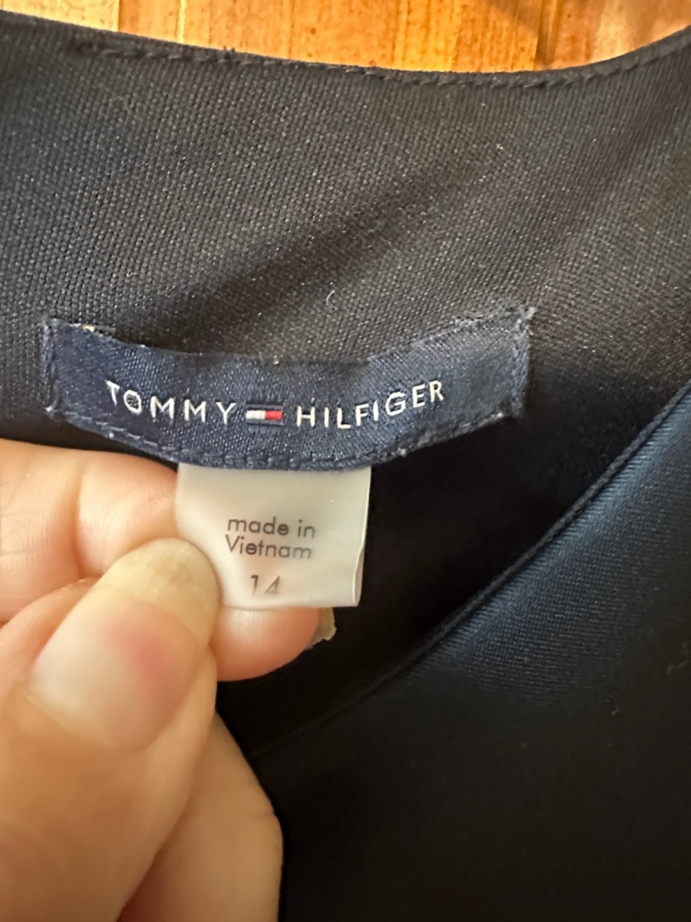 Tommy Hilfiger Blue and White Floral Dress - 14 - Picture 2 of 5